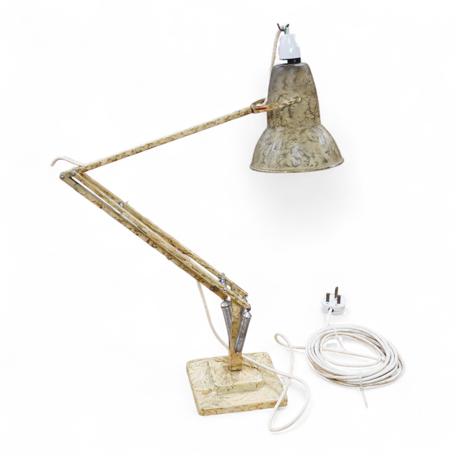 An Anglepoise lamp 1227 in scumbled finish